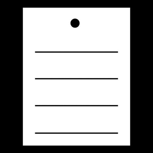1.000 Kartonetiketten 35 x 45 mm bedruckt liniert Striche Etiketten geschnitten aus 250 g/qm Karton mit Lochung, Preisetiketten 1.000 Kartonetiketten 35 x 45 mm bedruckt liniert Striche Etiketten geschnitten aus 250 g/qm Karton mit Lochung, Preisetiketten von gebar