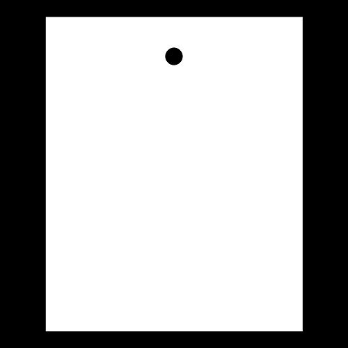 1.000 Kartonetiketten 45 x 55 mm blanco, Etiketten geschnitten aus 250 g/qm Karton mit Lochung, Preisetiketten 1.000 Kartonetiketten 45 x 55 mm blanco, Etiketten geschnitten aus 250 g/qm Karton mit Lochung, Preisetiketten von gebar