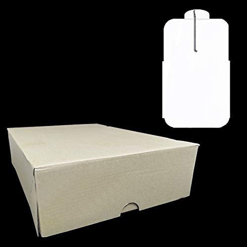 Stechetiketten 24 x 36 mm blanko lose 1.000 Stück im Karton mit Nadel Preisetiketten Stechetiketten 24 x 36 mm blanko lose 1.000 Stück im Karton mit Nadel Preisetiketten von gebar