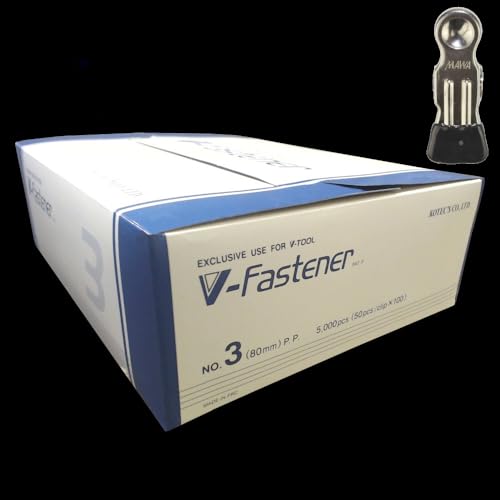 V-TOOL Fastener No.3 Sicherheitsfäden Länge 80 mm PP 5.000 Stück plus Clip V-TOOL Fastener No.3 Sicherheitsfäden Länge 80 mm PP 5.000 Stück plus Clip von gebar