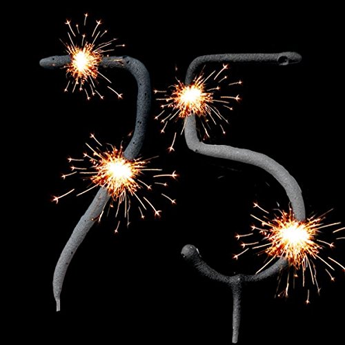 Wunderkerzen-Set für Tortendeko zum 75. Geburtstag, Geburtstagskuchen-Dekoration Wunderkerzen-Set für Tortendeko zum 75. Geburtstag, Geburtstagskuchen-Dekoration von geburtstagsfee