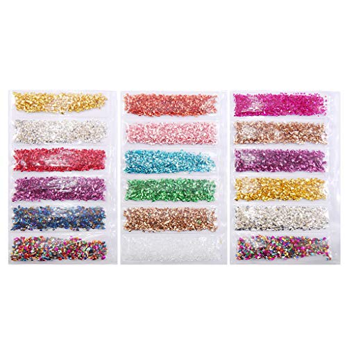 geneic 1 Set zerbrochene Glassteine Kristall UV Epoxidharz Füllstoff DIY Handwerk Nagelkunst Dekorationen Schmuckherstellung Formfüllungen von dutis