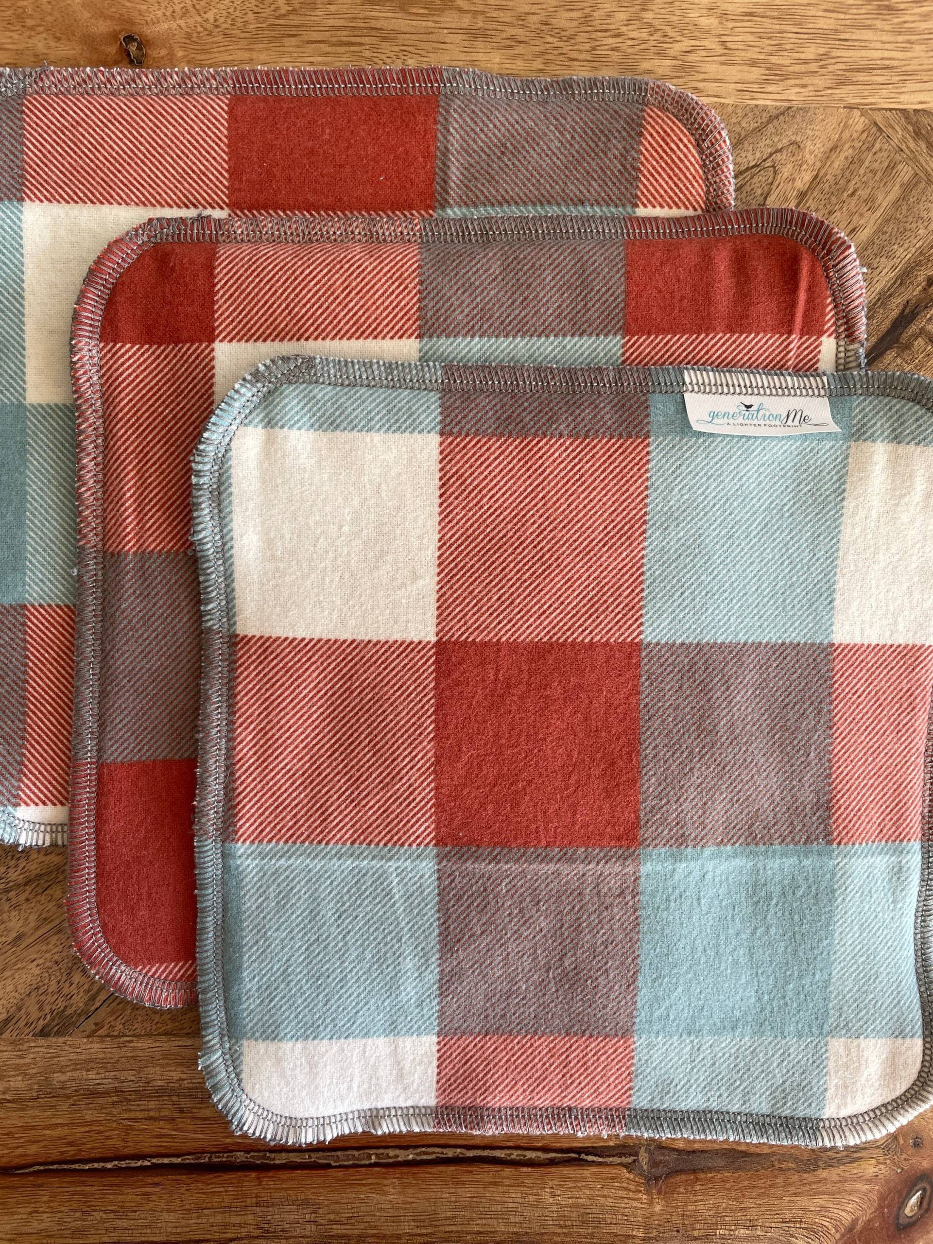 Pastell Waschlappen, Küchen Oder Bad Dusty Blau, Siena Orange Pastell Waschlappen, Küchen Oder Bad Dusty Blau, Siena Orange von generationMe