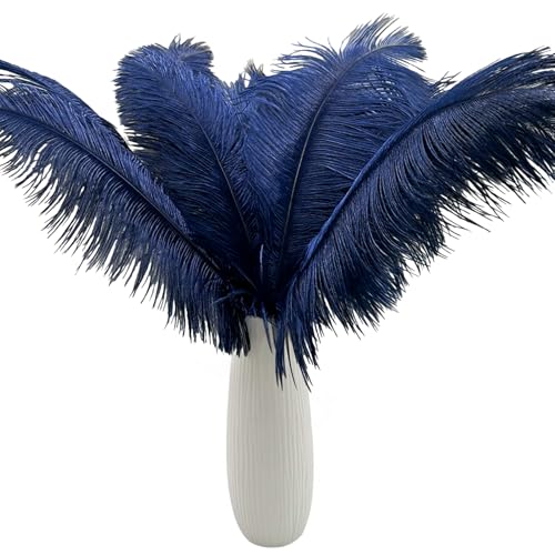 10 Stück große marineblaue Straußenfedern, flauschige Federn, 40,6–45,7 cm, zum Basteln, für Zuhause, Party-Dekoration, Hochzeit, Mittelstücke, Kleidung, Vase, Dekor 10 Stück große marineblaue Straußenfedern, flauschige Federn, 40,6–45,7 cm, zum Basteln, für Zuhause, Party-Dekoration, Hochzeit, Mittelstücke, Kleidung, Vase, Dekor von generic