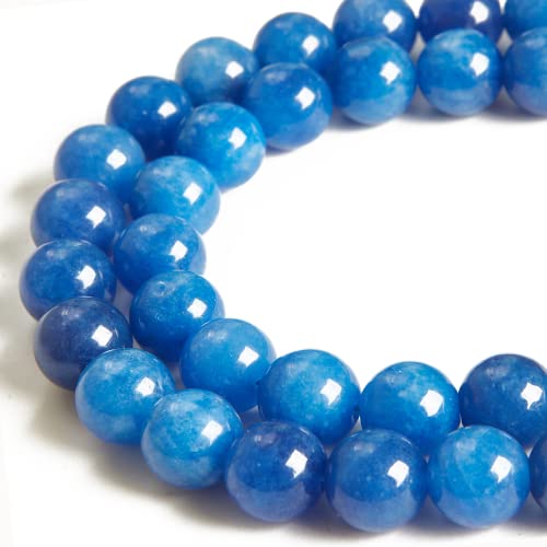 100 Stück 6 mm Kyanit-Perlen, natürliche Edelsteinperlen, runde lose Perlen zum Basteln und zur Schmuckherstellung (817, ki) von generic