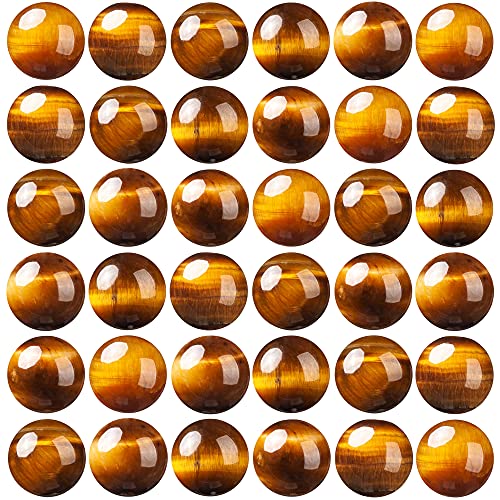 100 Stück Natursteinperlen, 6 mm, gelb, Tigerauge, rund, Edelstein, lose Perlen mit elastischer Armbandschnur für Armbänder, Halsketten, Schmuckherstellung 100 Stück Natursteinperlen, 6 mm, gelb, Tigerauge, rund, Edelstein, lose Perlen mit elastischer Armbandschnur für Armbänder, Halsketten, Schmuckherstellung von generic