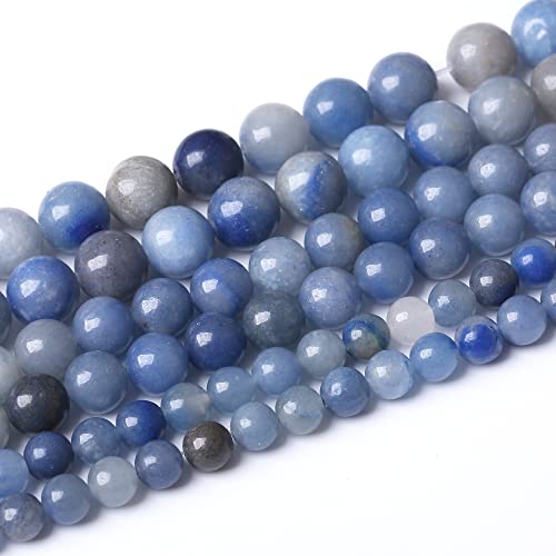 10MM Blau Aventurin Runde Lose Perlen Natürliche Edelstein Perlen Machen DIY Armband Halskette von generic