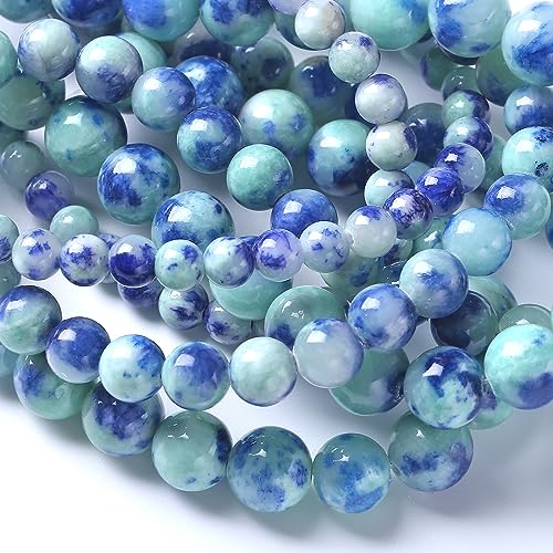 120 Stück 6 mm bunte Selenit-Gipsstein-Kristallperlen für die Schmuckherstellung, DIY-Armband, 2 Stränge 120 Stück 6 mm bunte Selenit-Gipsstein-Kristallperlen für die Schmuckherstellung, DIY-Armband, 2 Stränge von generic