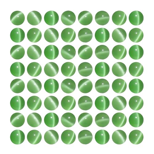 135 Stück hellgrüne Katzenaugen-Steinperlen, 8 mm, rund, kristallfarben, lose Perlen für die Schmuckherstellung, DIY-Armbänder, Halskettenzubehör 135 Stück hellgrüne Katzenaugen-Steinperlen, 8 mm, rund, kristallfarben, lose Perlen für die Schmuckherstellung, DIY-Armbänder, Halskettenzubehör von generic