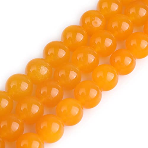16 mm gelbe Jade-Perlen, rund, Naturstein, zur Schmuckherstellung, Strang 15 Zoll, Perlen, Halbedelstein, DIY 16 mm gelbe Jade-Perlen, rund, Naturstein, zur Schmuckherstellung, Strang 15 Zoll, Perlen, Halbedelstein, DIY von generic