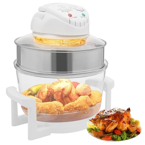 17l Turbo Air Fryer, 1400W Konvektion Ofenplatte, 32 ℉ -482 ℉ Verstellbare Temperatur- und Timerknöpfe für Haus- und Restaurantgrillfischfischgemüse von generic