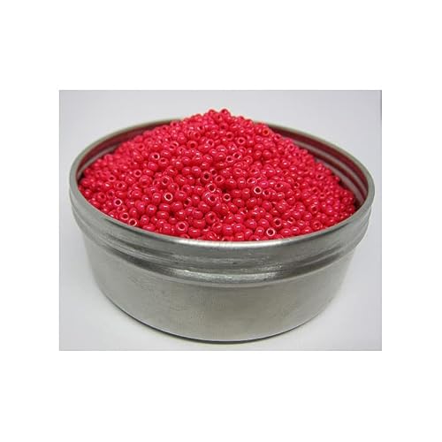 20g Rocailles Preciosa-Samenperlen rot (terra intensiv), 8/0 (Rocailles PRECIOSA seed beads Red (Terra Intensive)) von generic