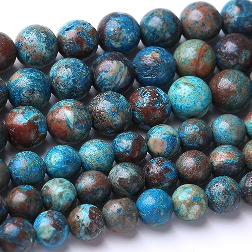32 Stück 12 mm Crazy Blue Lace Aagte Steinperlen, Energieheilungsperlen für die Herstellung von DIY-Schmuck, Armbändern und Halsketten, für die Schmuckherstellung, 38,1 cm 32 Stück 12 mm Crazy Blue Lace Aagte Steinperlen, Energieheilungsperlen für die Herstellung von DIY-Schmuck, Armbändern und Halsketten, für die Schmuckherstellung, 38,1 cm von generic