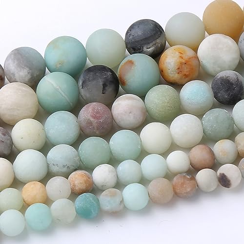 32 Stück 12 mm mattierte Amazonas-Steinperlen, Energieheilungsperlen für die Herstellung von DIY-Schmuck, Armbändern und Halsketten, für die Schmuckherstellung, 38,1 cm 32 Stück 12 mm mattierte Amazonas-Steinperlen, Energieheilungsperlen für die Herstellung von DIY-Schmuck, Armbändern und Halsketten, für die Schmuckherstellung, 38,1 cm von generic