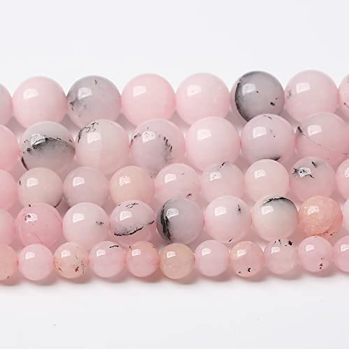 32 Stück 12 mm natürliche rosa Opal-Jade-Steinperlen, runde lose Abstandsperlen für die Schmuckherstellung, DIY-Armbänder, Kristallenergie, Heilkraftstein 32 Stück 12 mm natürliche rosa Opal-Jade-Steinperlen, runde lose Abstandsperlen für die Schmuckherstellung, DIY-Armbänder, Kristallenergie, Heilkraftstein von generic