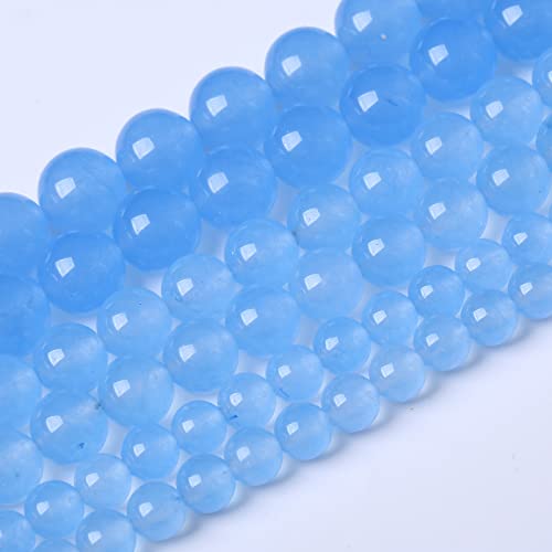 32 Stück 12mm Naturstein Aquamarin Chalcedon Perlen Heilstein Energie Heilung Perlen für Schmuckherstellung Armband Halskette 48cm 32 Stück 12mm Naturstein Aquamarin Chalcedon Perlen Heilstein Energie Heilung Perlen für Schmuckherstellung Armband Halskette 48cm von generic