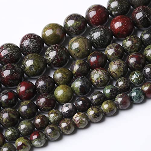 36 Stück 10 mm natürliche Drachenblutsteinperlen, runde lose Steinperlen für die Schmuckherstellung, DIY-Armband, 38,1 cm 36 Stück 10 mm natürliche Drachenblutsteinperlen, runde lose Steinperlen für die Schmuckherstellung, DIY-Armband, 38,1 cm von generic