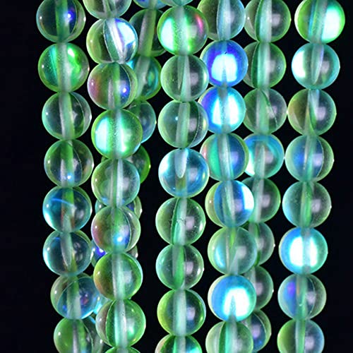 38 Stück 10 mm natürliche Kristallperlen, grüner mystischer Aura-Quarz-Edelstein, mattiertes Titan, runde lose Abstandsperlen, 15 Zoll, ganzer Strang, Kristallheilkraft, Quarz 38 Stück 10 mm natürliche Kristallperlen, grüner mystischer Aura-Quarz-Edelstein, mattiertes Titan, runde lose Abstandsperlen, 15 Zoll, ganzer Strang, Kristallheilkraft, Quarz von generic