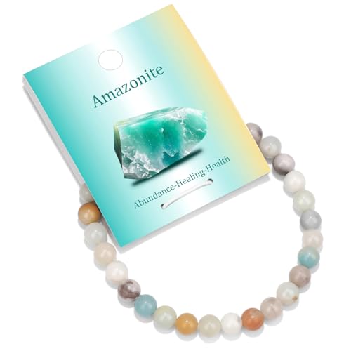 4 mm, 6 mm, 8 mm, Heilkristall-Armbänder für Frauen und Männer, Naturstein-Perlen-Stretch-Armband, Edelstein, Reiki, spiritueller Schmuck, Geschenke 4 mm, 6 mm, 8 mm, Heilkristall-Armbänder für Frauen und Männer, Naturstein-Perlen-Stretch-Armband, Edelstein, Reiki, spiritueller Schmuck, Geschenke von generic