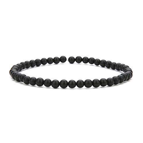 4MM Mini-Edelstein-Energiearmbänder Winziges Armband Naturstein-Statement-Armband Charm-Perlen-Paararmbänder 4MM Mini-Edelstein-Energiearmbänder Winziges Armband Naturstein-Statement-Armband Charm-Perlen-Paararmbänder von generic