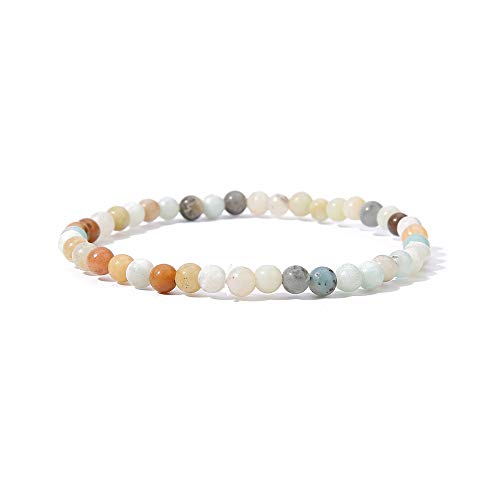 4MM Mini-Edelstein-Energiearmbänder Winziges Armband Naturstein-Statement-Armband Charm-Perlen-Paararmbänder 4MM Mini-Edelstein-Energiearmbänder Winziges Armband Naturstein-Statement-Armband Charm-Perlen-Paararmbänder von generic