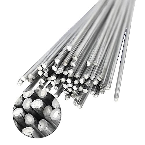 50/30/10 St Niedertemperatur-Schmelzaluminium Einfache Schweißstäbe Universal-Silberkern-Schweißelektroden mm 1,6 500 * Drahtlot von generic