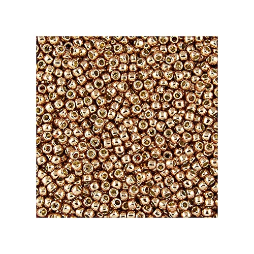 50g ROCAILLES TOHO SAME SEED Perlen Permanent Finish Galvanized Starlight (# PF557), 15/0 (1.5 mm) (Rocailles TOHO seed beads Permanent Finish Galvanized Starlight (#pf557)) von generic