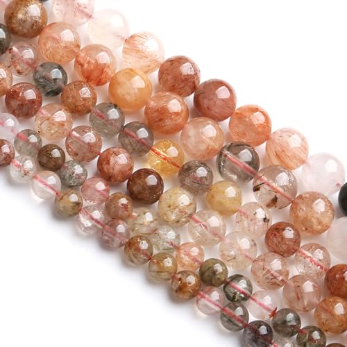8 MM, 46 Stück, Naturstein, goldener Faden, Jade-Kristall, lose Perlen für die Schmuckherstellung, DIY-Armband, Halskette, 1 Strang, 38,1 cm 8 MM, 46 Stück, Naturstein, goldener Faden, Jade-Kristall, lose Perlen für die Schmuckherstellung, DIY-Armband, Halskette, 1 Strang, 38,1 cm von generic