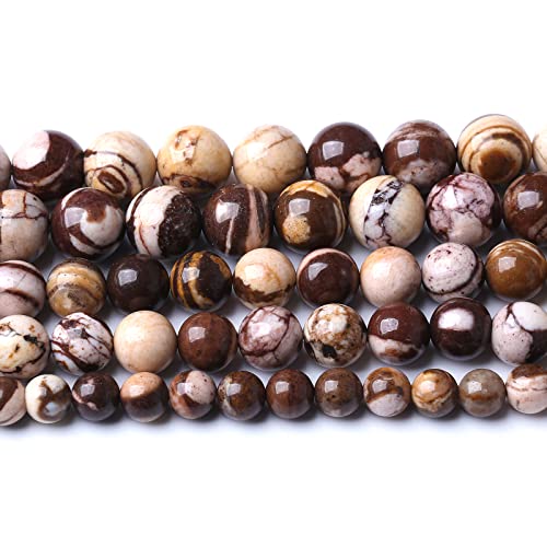 8 mm, 45 Stück Natursteinperlen, Australien, Zebra-Edelstein, runde lose Perlen für die Schmuckherstellung, DIY-Armband, Kristall, Energie, Heilkraft, Stein 8 mm, 45 Stück Natursteinperlen, Australien, Zebra-Edelstein, runde lose Perlen für die Schmuckherstellung, DIY-Armband, Kristall, Energie, Heilkraft, Stein von generic