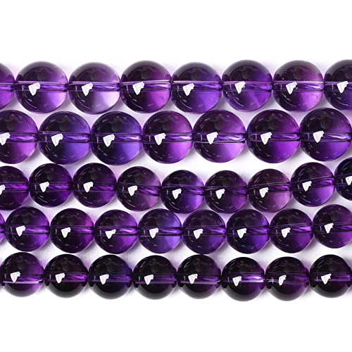 8MM 46PCS Naturstein Sauber Amethyst 3A Grade Kristall Lose Perlen für Schmuck Machen DIY Armband 8MM 46PCS Naturstein Sauber Amethyst 3A Grade Kristall Lose Perlen für Schmuck Machen DIY Armband von generic