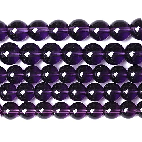 90 Stück 4 mm Amethyst-Glasperlen zur Schmuckherstellung von generic