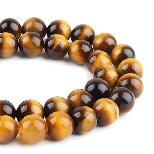 90 Stück 4 mm natürliche gelbe Tigerauge-Steinperlen, runde lose Edelsteinperlen zur Schmuckherstellung, Strang 15 Zoll 90 Stück 4 mm natürliche gelbe Tigerauge-Steinperlen, runde lose Edelsteinperlen zur Schmuckherstellung, Strang 15 Zoll von generic