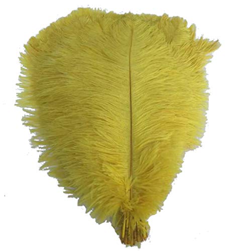 Gelbe Straußenfedern, 40–45 cm, DIY-Bastelfedern, 10 Stück Gelbe Straußenfedern, 40–45 cm, DIY-Bastelfedern, 10 Stück von generic
