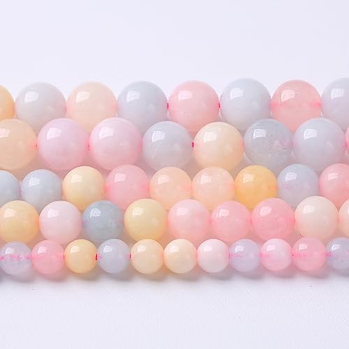 Morganit-Perlen aus Naturstein, 8 mm, rund, lose Perlen für die Schmuckherstellung, DIY-Armbänder und Halsketten, 81,3 cm, 2 Stränge, 90 Stück Morganit-Perlen aus Naturstein, 8 mm, rund, lose Perlen für die Schmuckherstellung, DIY-Armbänder und Halsketten, 81,3 cm, 2 Stränge, 90 Stück von generic