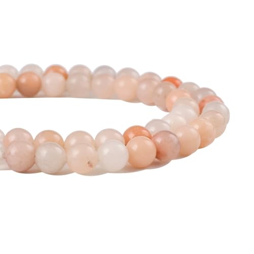 Natürliche Edelsteinperlen zur Schmuckherstellung, Verkauf pro Beutel, 5 Stränge im Inneren, rosa Aventurin, 6 mm Natürliche Edelsteinperlen zur Schmuckherstellung, Verkauf pro Beutel, 5 Stränge im Inneren, rosa Aventurin, 6 mm von generic