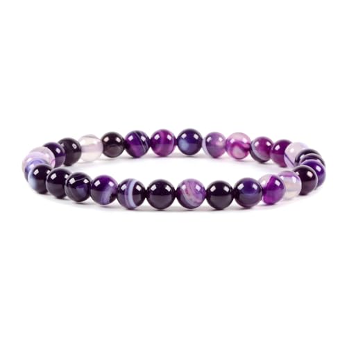 Natürlicher Edelstein, 6 mm, runde Perlen, Stretch-Armband, 16,5 cm Natürlicher Edelstein, 6 mm, runde Perlen, Stretch-Armband, 16,5 cm von generic
