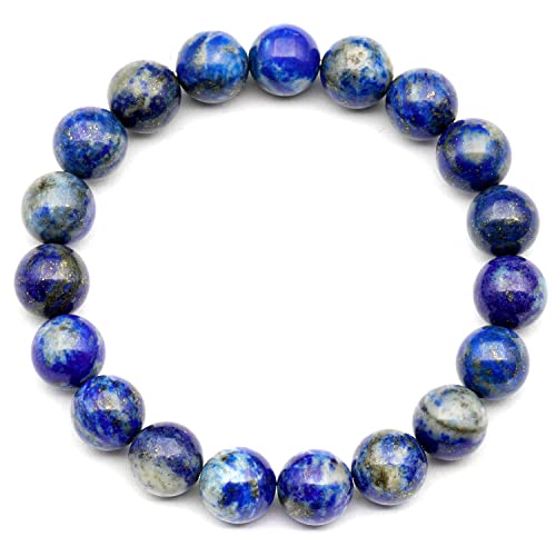 Natürliches Lapislazuli Perlenarmband, Echtes blaues Kristallarmband, Schütze Armband, Edelstein Elastisches Armband Natürliches Lapislazuli Perlenarmband, Echtes blaues Kristallarmband, Schütze Armband, Edelstein Elastisches Armband von generic