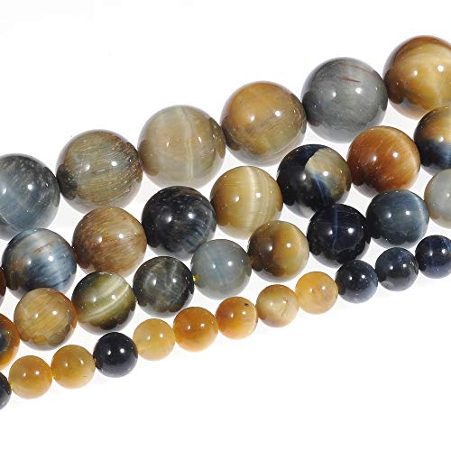 Natursteinperlen, 12 mm, Traumspitze, ausgefallener Tigerauge-Edelstein, runde lose Perlen, Kristallenergie für die Schmuckherstellung, DIY, 1 Strang, 38,1 cm Natursteinperlen, 12 mm, Traumspitze, ausgefallener Tigerauge-Edelstein, runde lose Perlen, Kristallenergie für die Schmuckherstellung, DIY, 1 Strang, 38,1 cm von generic