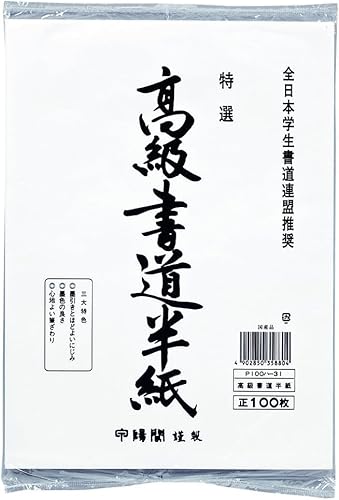 Premium japanisches Kalligraphiepapier, 24,1 x 33 cm, 100 Blatt, hergestellt in Japan Premium japanisches Kalligraphiepapier, 24,1 x 33 cm, 100 Blatt, hergestellt in Japan von generic