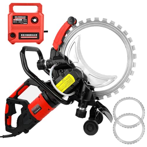 Professionelle Betonringsäge Mit 8980 W, 3000 U/min, 29 cm Schnitttiefe, 40,6 cm Diamanttrennscheibe, Wandnutfräse Mit Staubschutz, Für BAU Und Renovierung von generic