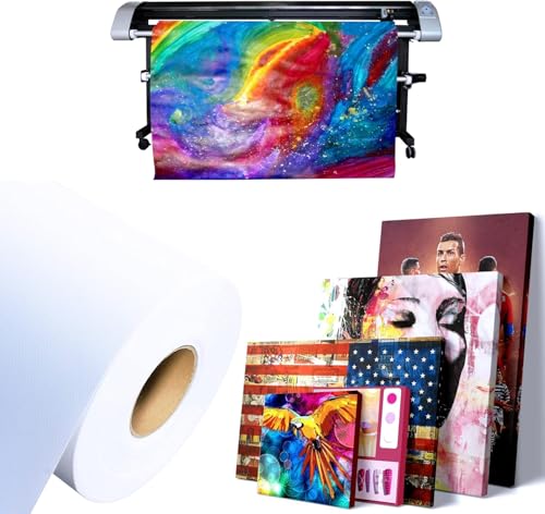 Professionelle matte Leinwandrolle, Großformat, Tintenstrahldruck, 300 g/m², glänzend, Ökologisch, Lösungsmittel, Leinwandrolle für Innen- und Außenbereich, Malerei, Kunst, Fotografie und von generic