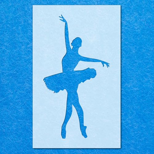 Schablone Ballerina Ballett Croise Tanzende Tänzerin Mylar Kunst Handwerk Airbrush Schablone Ballerina Ballett Croise Tanzende Tänzerin Mylar Kunst Handwerk Airbrush von generic