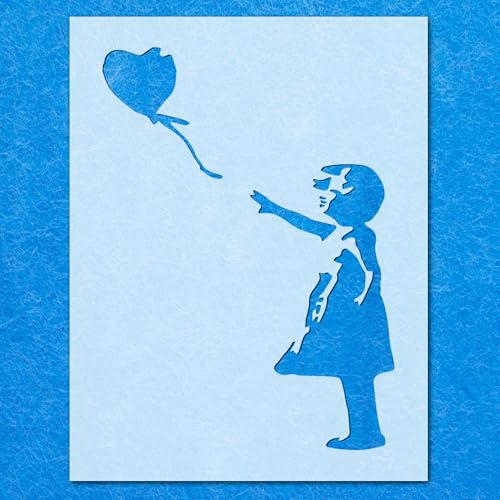 Schablone Banksy Little Girl Ballon Mylar Malerei Wandkunst Handwerk Airbrush Schablone Banksy Little Girl Ballon Mylar Malerei Wandkunst Handwerk Airbrush von generic