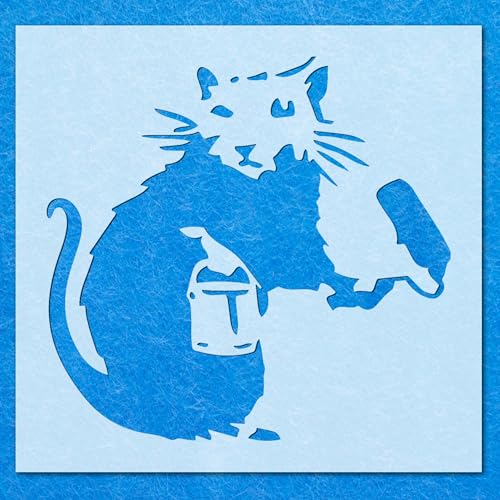 Schablone Banksy Maus Mylar Malerei Wandkunst Handwerk Airbrush Schablone Banksy Maus Mylar Malerei Wandkunst Handwerk Airbrush von generic