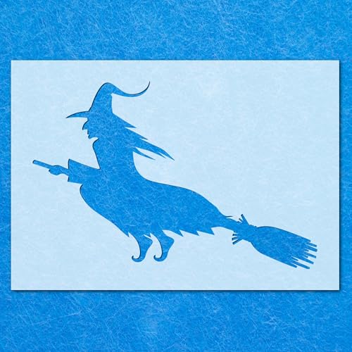 Schablone Hexe Halloween Mylar Malerei Wandkunst 8 Handwerk Airbrush von generic