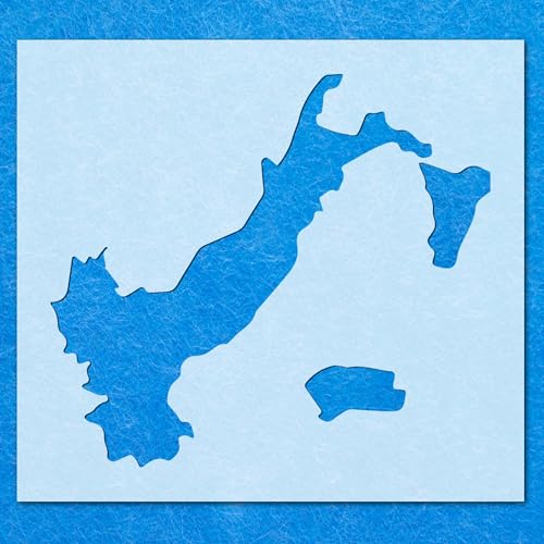 Schablone Italienische Landkarte Italienisches Landhaus Mylar Wandkunst Handwerk Airbrush Schablone Italienische Landkarte Italienisches Landhaus Mylar Wandkunst Handwerk Airbrush von generic
