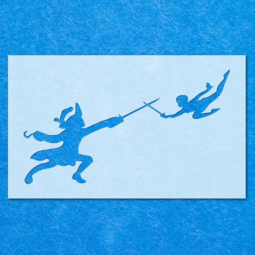 Schablone Peter PAN Haken Charakter Schwert Mylar Malerei Wandkunst Handwerk Airbrush Schablone Peter PAN Haken Charakter Schwert Mylar Malerei Wandkunst Handwerk Airbrush von generic