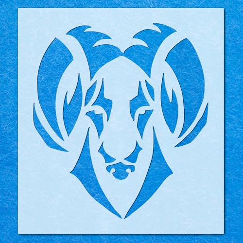 Schablone Widder, Sternzeichen, Mylar, Malerei, Wandkunst, Basteln, Airbrush Schablone Widder, Sternzeichen, Mylar, Malerei, Wandkunst, Basteln, Airbrush von generic