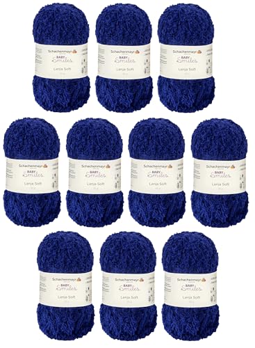 Schachenmayr Baby Smiles Lenja Soft 3-DK Garn - Flauschiges Handstrickgarn für Babydecken und Amigurumi Toys Häkeln von generic