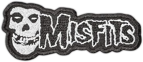 The Misfits American Punk Rock Band Patch Badge Embroidered Iron on Applique von generic